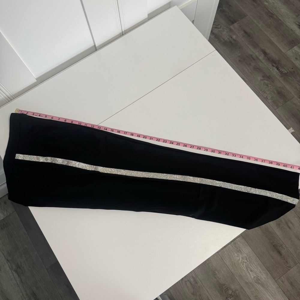 NWT Forever 21 black and rhinestone 2 piece cami and pants size S - Picture 12 of 16